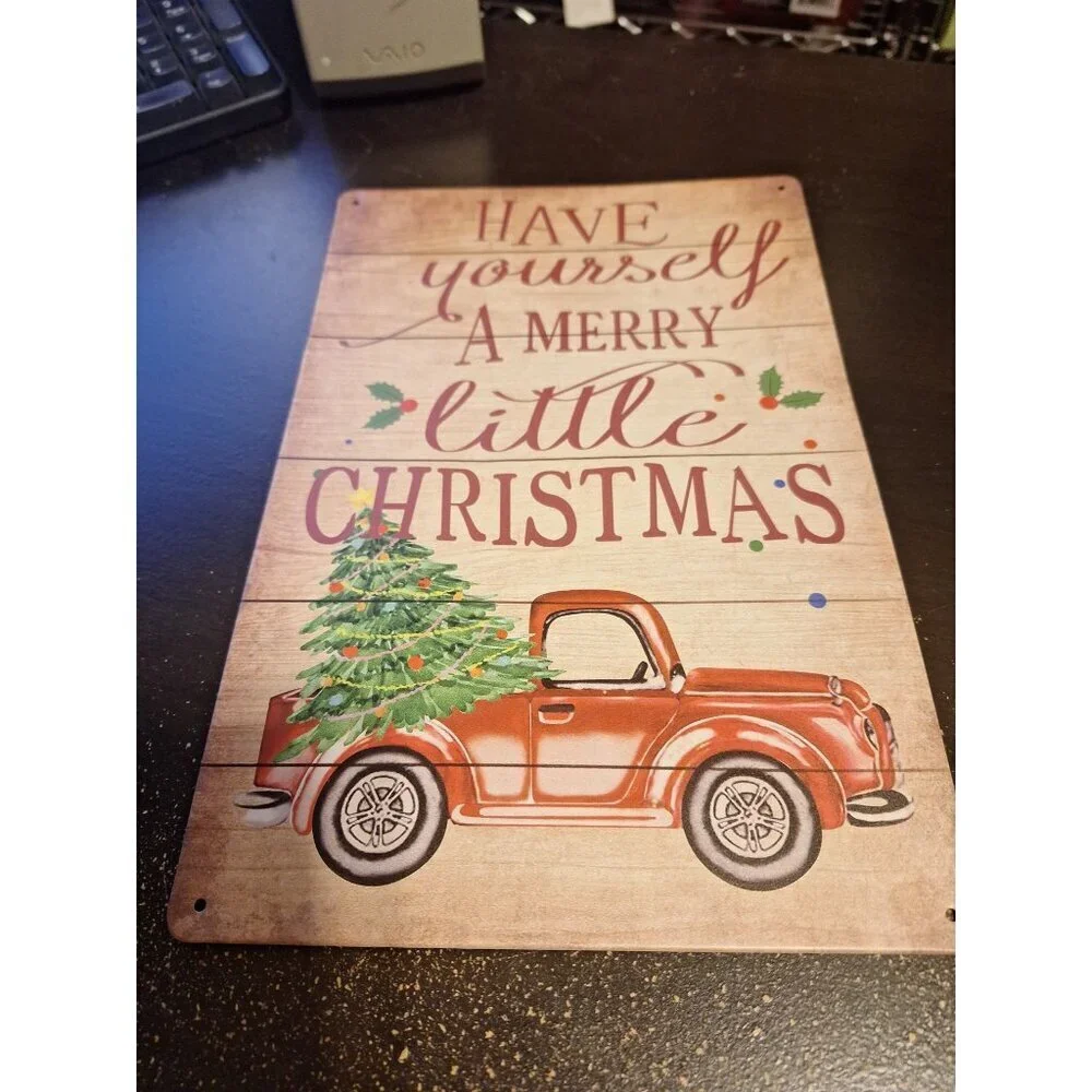 Have Yourself a Merry Little Christmas Metal Tin Sign 8